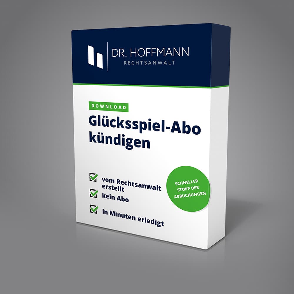 Musterkündigung Abofalle