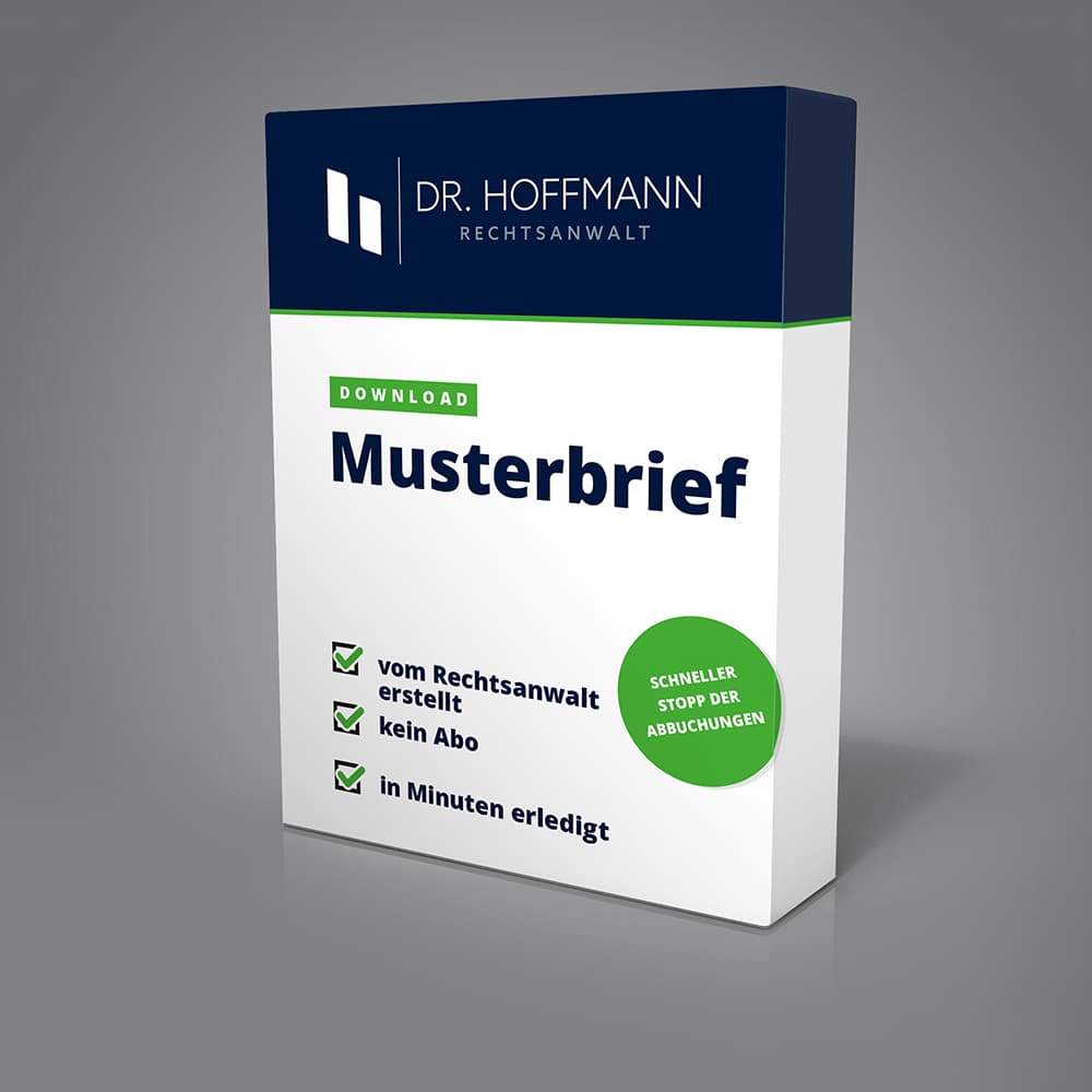 Musterschreiben vom Anwalt – Vorschau