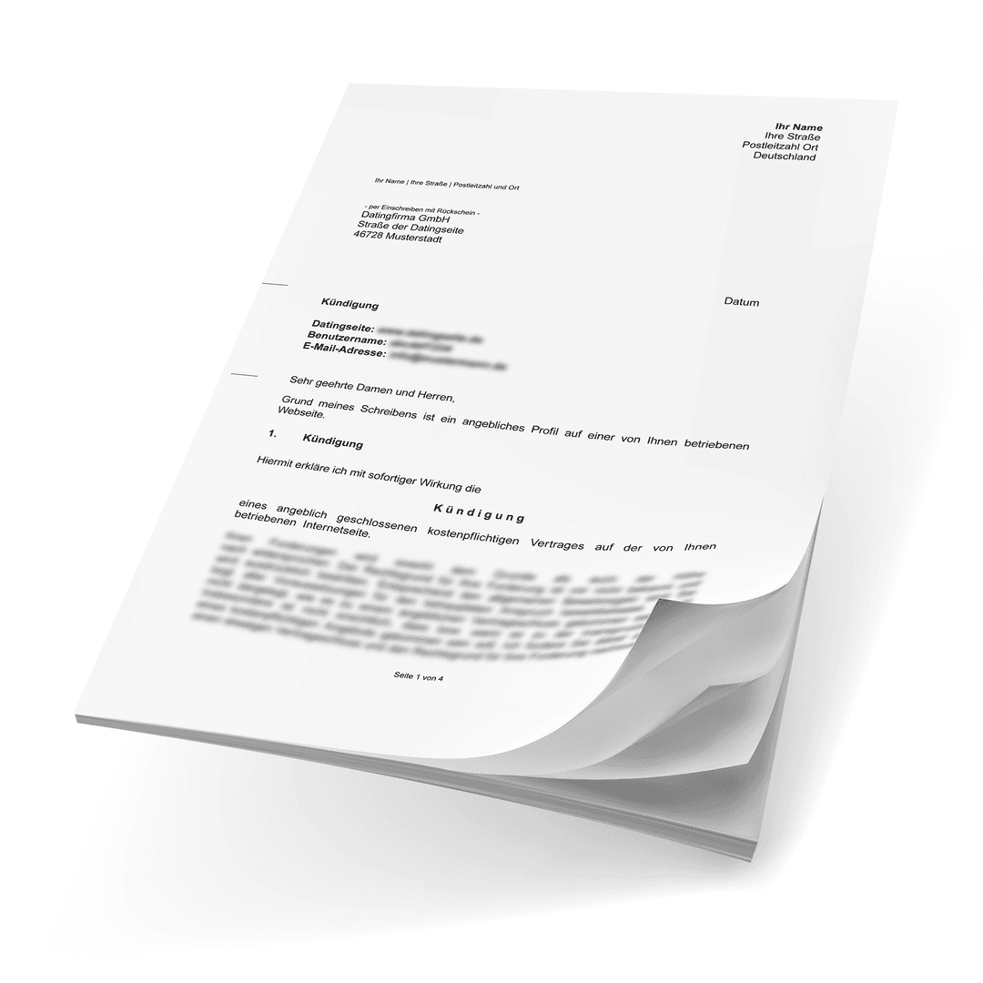 Musterschreiben gegen Apptex Performance B.V.
