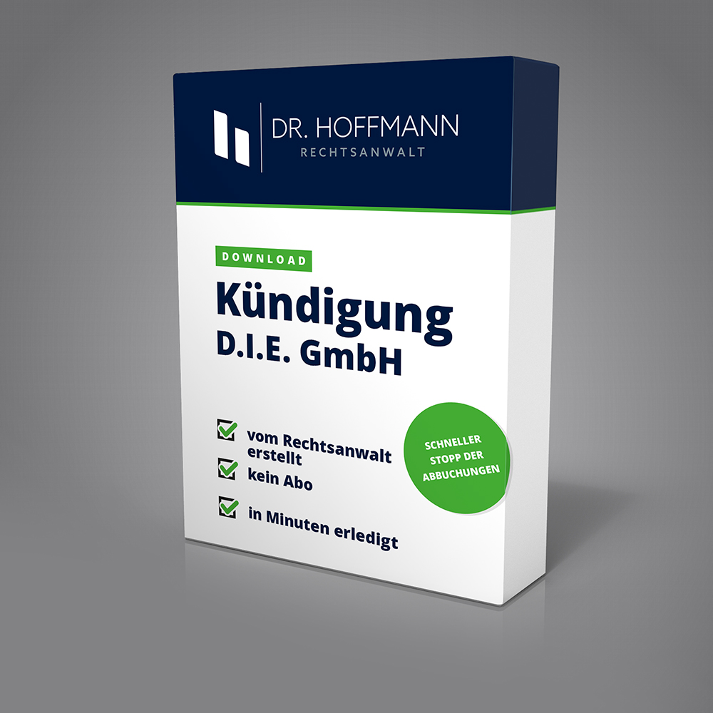 Musterschreiben D.I.E. GmbH – Vorschau