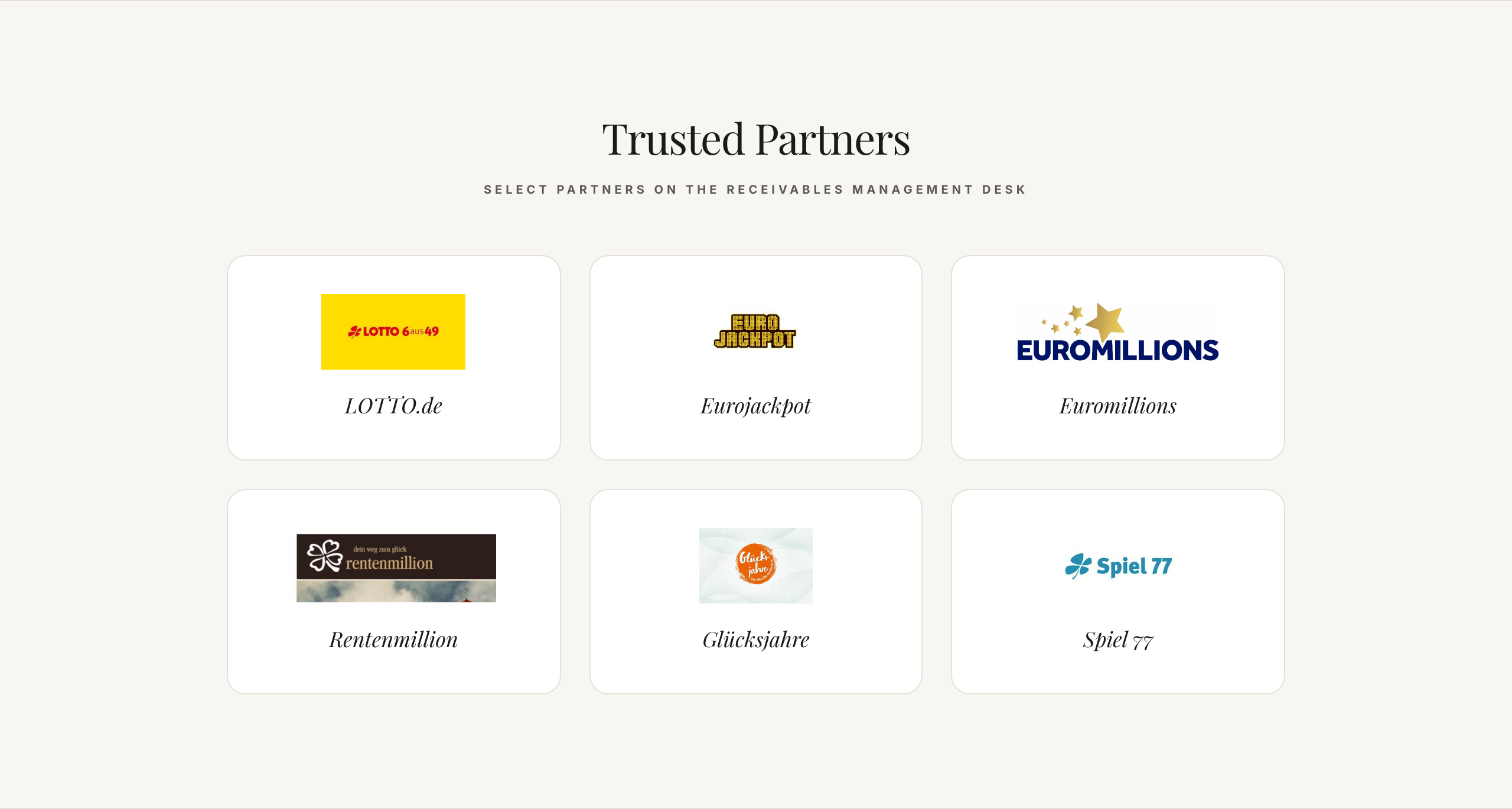 „Trusted Partners